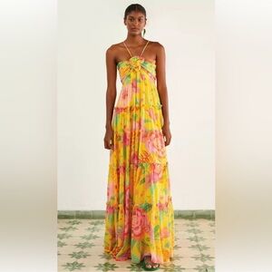 FARM Rio Multicolor Floral Maxi Dress